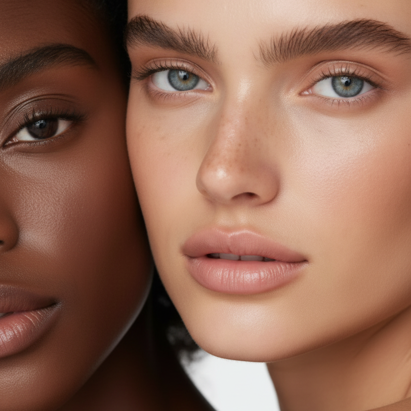 Beauty skincare models
